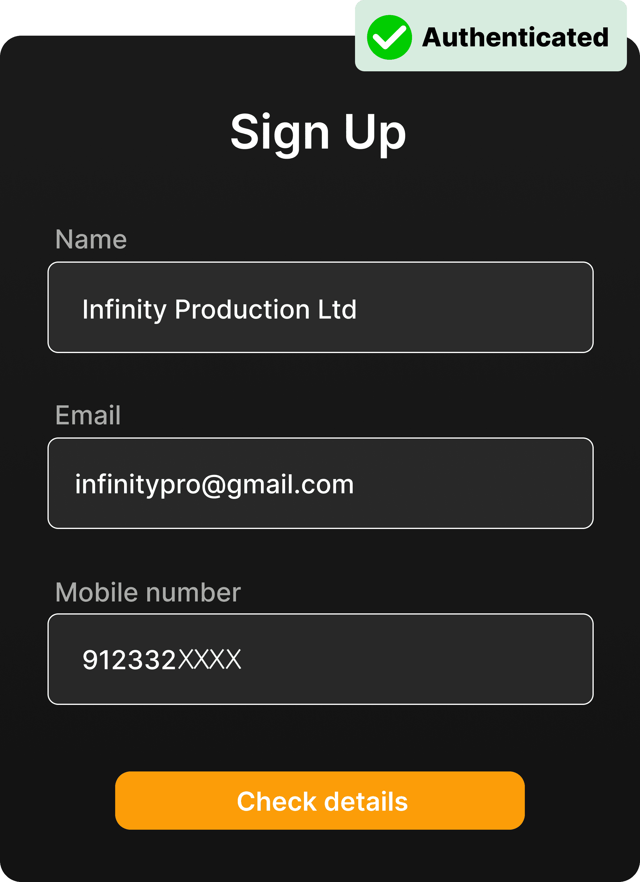Sign-up