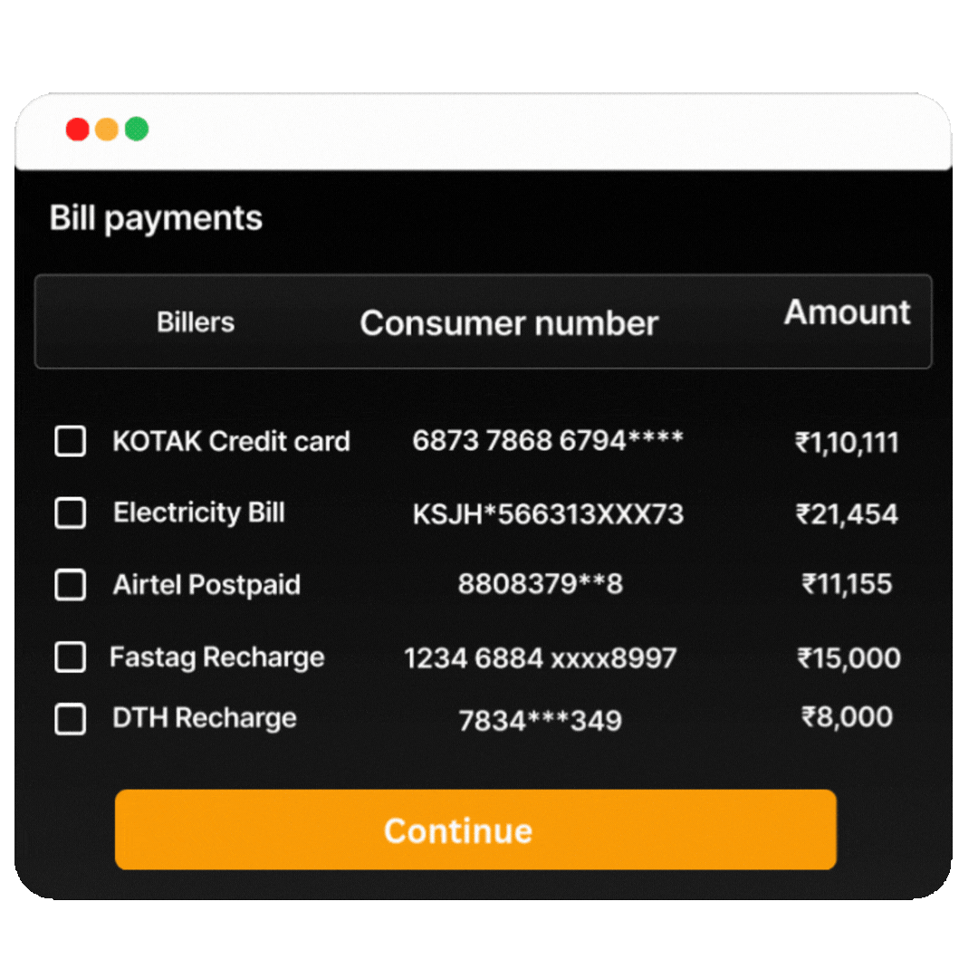 One Click Payment