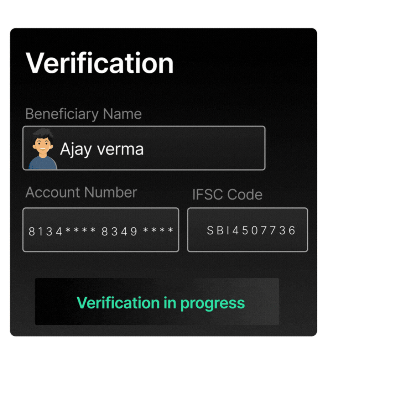 Financial verification - Verify identities for credit, lending and investments